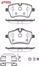 Комплект тормозных колодок METZGER 1277.00